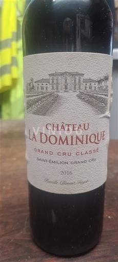 Bordeaux Saint-Émilion Grand Cru Classé Château La Dominique 2016