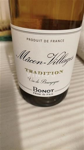 Bourgogne Mâcon och Mâcon-Villages Bonot Père & Fils Tradition 2023