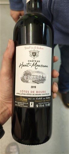 Burdeos Côtes-de-bourg Château Haut-Mousseau 2019