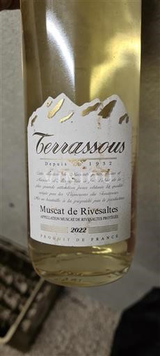 Roussillon Muscat de Rivesaltes Terrassous 2022