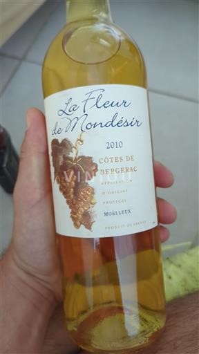 Lounais-Ranska Côtes-de-bergerac La Fleur de Mondésir 2010