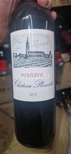 Vin Rouge sec Château Pincette 2015 France Bordeaux Pomerol AOC