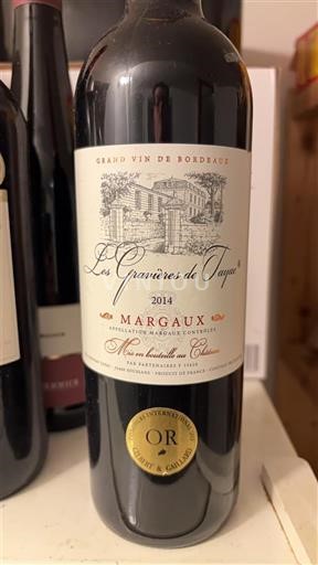Bordeaux Margaux Les Gravières de Tayac 2014