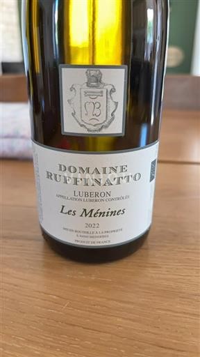 Údolí Rhôny Luberon Domaine Ruffinatto Les Ménines 2022