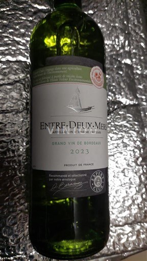 Vin Blanc sec Expert Club 2023 France Bordeaux Entre-deux-mers AOC hve