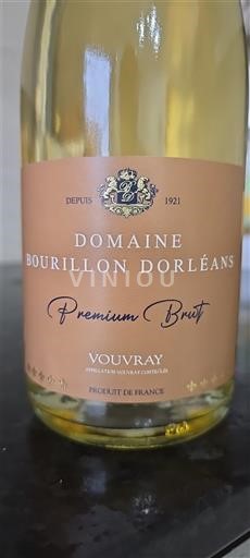 Thung lũng sông Loire Vouvray Domaine Bourillon Dorleans Premium Brut Không niên vụ