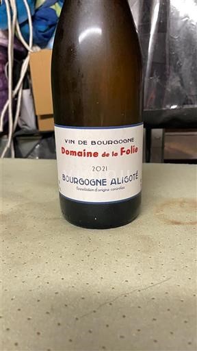 Borgoña Borgoña-Aligoté Domaine La Folie 2021