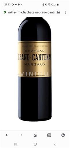 Bordeaux Margaux Grand Cru Brane-Cantenac 2022