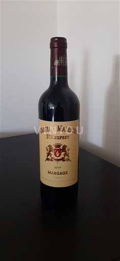 Bordeaux Margaux Grand Cru Château Malescot St. Exupery 2016