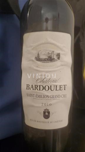 Bordéus Saint-Émilion Grand Cru Château Bardoulet 2010