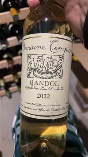 Provence Bandol Domaine Tempier 2022