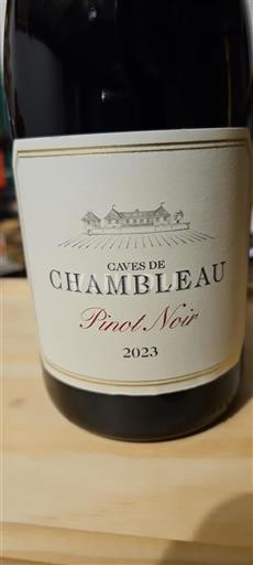 Borgoña Caves de Chambleau Pinot Noir 2023