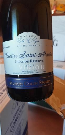 Bourgogne Maison Colin Seguin Grande Réserve 2023
