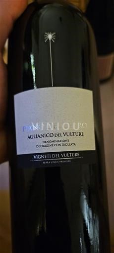 Basilicata Aglianico del Vulture Vigneti del Vulture Piano del Cerro 2020