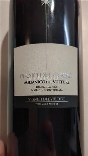 Basilicata Aglianico del Vulture Vigneti del Vulture Piano del Cerro 2020
