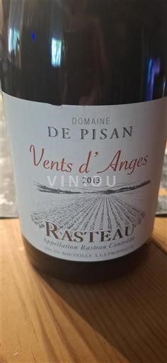 Rhône-dalen Rasteau Domaine Pisan Vents d'Anges 2013