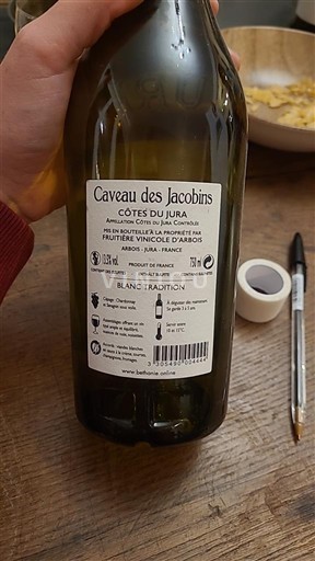 Jura Côtes-du-Jura Caveau des Jacobins Blanc Tradition 2024