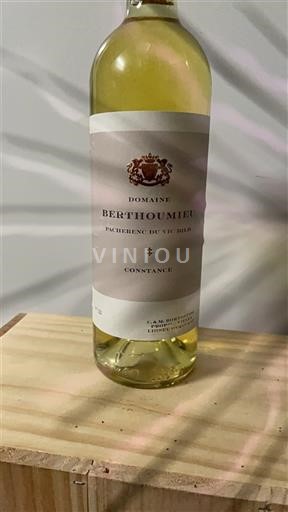 Jugperëndim Pacherenc-du-vic-bilh Domaine Berthoumieu Constance 2022