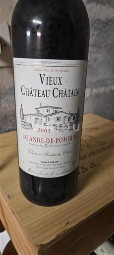 Burdeos Lalande-de-Pomerol Château Vieux Châtain 2003