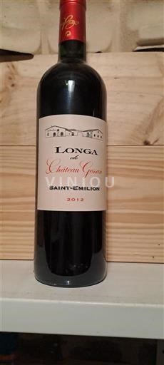 Bordeaux Saint-Émilion Château Gessan Longa 2012
