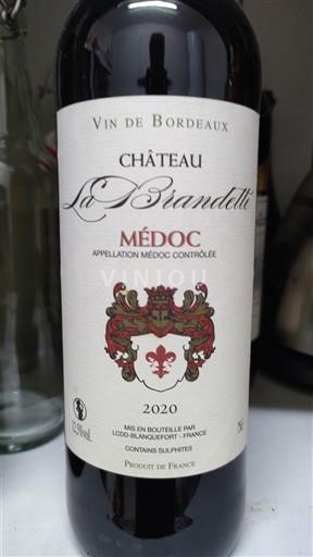Bordeaux Médoc Château La Brandette 2020