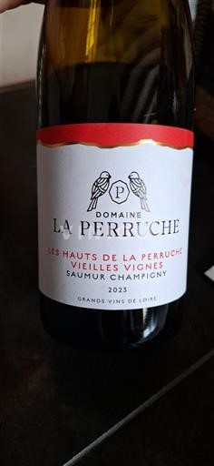Thung lũng sông Loire Saumur-champigny Domaine La Perruche Les Hauts de La Perruche Vieilles Vignes 2023