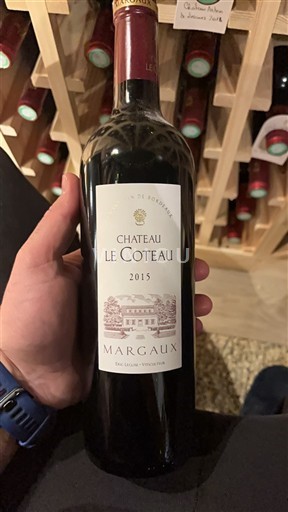Bordeaux Margaux Château Le Coteau 2015