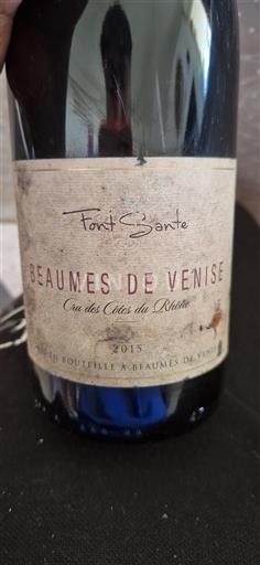 Valle del Ródano Beaumes de Venise Font Sante 2015