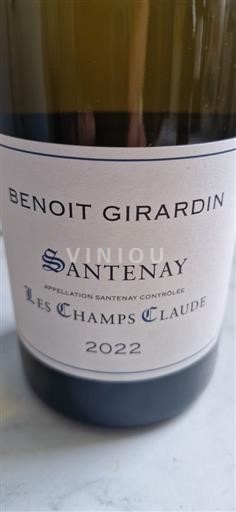 Bourgondië Santenay Benoit Girardin Les Champs Claude 2022