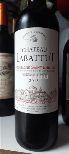 Bordeaux Montagne-saint-émilion Château Labattut 2013