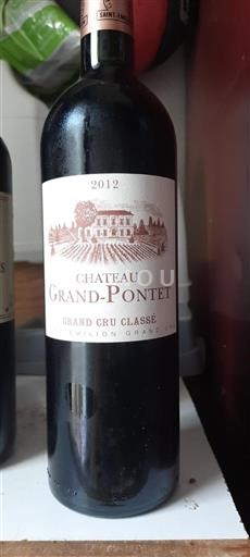 Bordeaux Saint-Émilion Grand Cru Grand Cru Château Grand-Pontet 2012