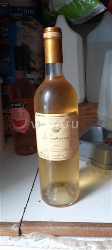 Bordeaux Sauternes Domaine Monteils 2015
