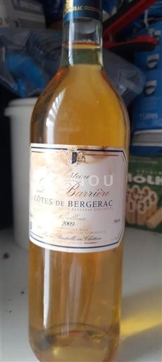 Sudoeste Côtes de Bergerac Château La Barrière 2009