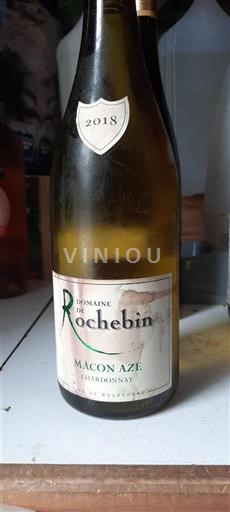 Bourgogne Mâcon och Mâcon-Villages Domaine Rochebin 2018