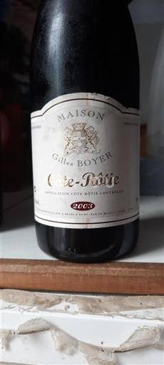 Rhônetal Côte-rôtie Maison Gilles Boyer 2003