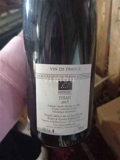 Zuidwest-Frankrijk Niet gespecificeerd Vignerons de la Vallée du Thollet 2017
