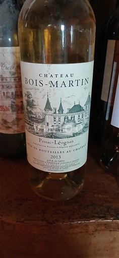 Bordeaux Pessac-Léognan Château Bois-Martin 2013