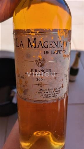 Sudoeste Jurançon Lapeyre La Magendia 2004