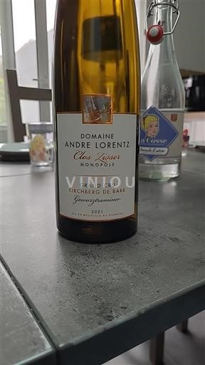 Alsacia No especificado Grand Cru Domaine Andre Lorentz Clos Zisser Monopole 2021