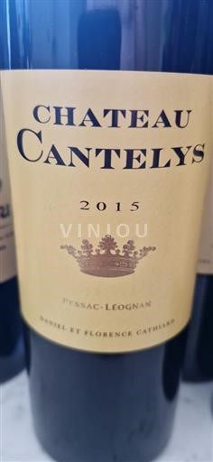 Bordeaux Pessac-Léognan Château Cantelys 2015