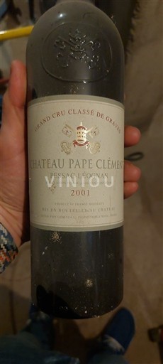 Bordeaux Pessac-Léognan Grand Cru Château Pape Clément 2001