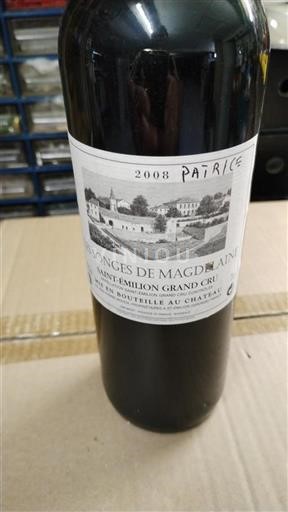 Burdeos Saint-Émilion Gran Cru Grand Cru Les Songes de Magdelaine 2008