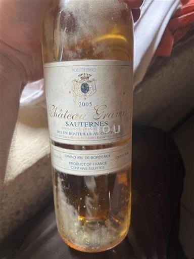 Bordeaux Sauternes Château Gravas 2005