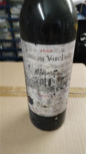 Bordeaux Graves Château Virelade 1988