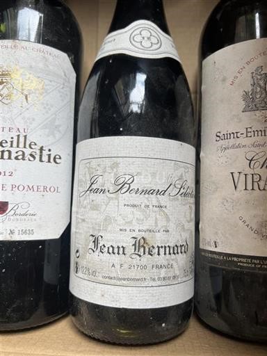 Vin Rouge sec Sélection Jean Bernard Jean Bernard 2012 France Bordeaux Pomerol AOC