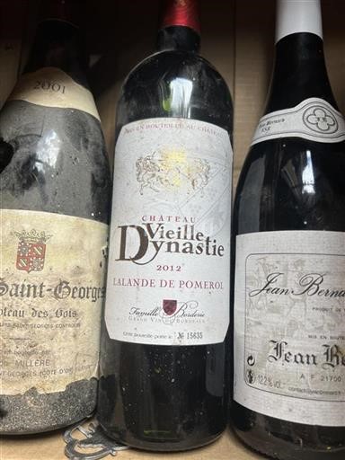 Vin Rouge sec Château Vieille Dynastie 2012 France Bordeaux Lalande-de-pomerol AOC