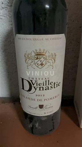 Bordeaux Lalande-de-Pomerol Château Vieille Dynastie 2012