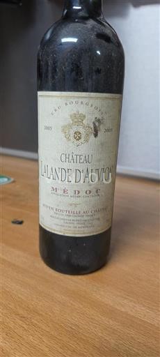 Bordeaux Médoc Cru Bourgeois Château Lalande Auvion 2005
