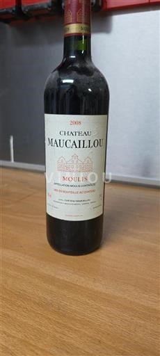 Bordeaux Ospecificerad Château Maucaillou 2008