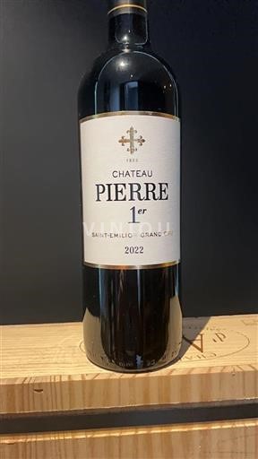 Vin Rouge sec Château Pierre 1er 2022 France Bordeaux Saint-Émilion AOC Grand Cru